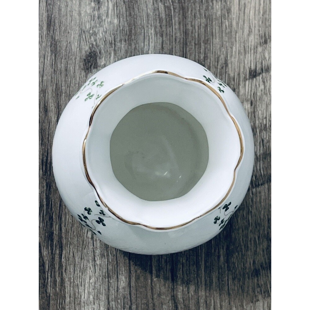 Royal Tara Shamrock Clover Vase Handmade Irish Galway Ireland Fine Bone China - Picture 3 of 9
